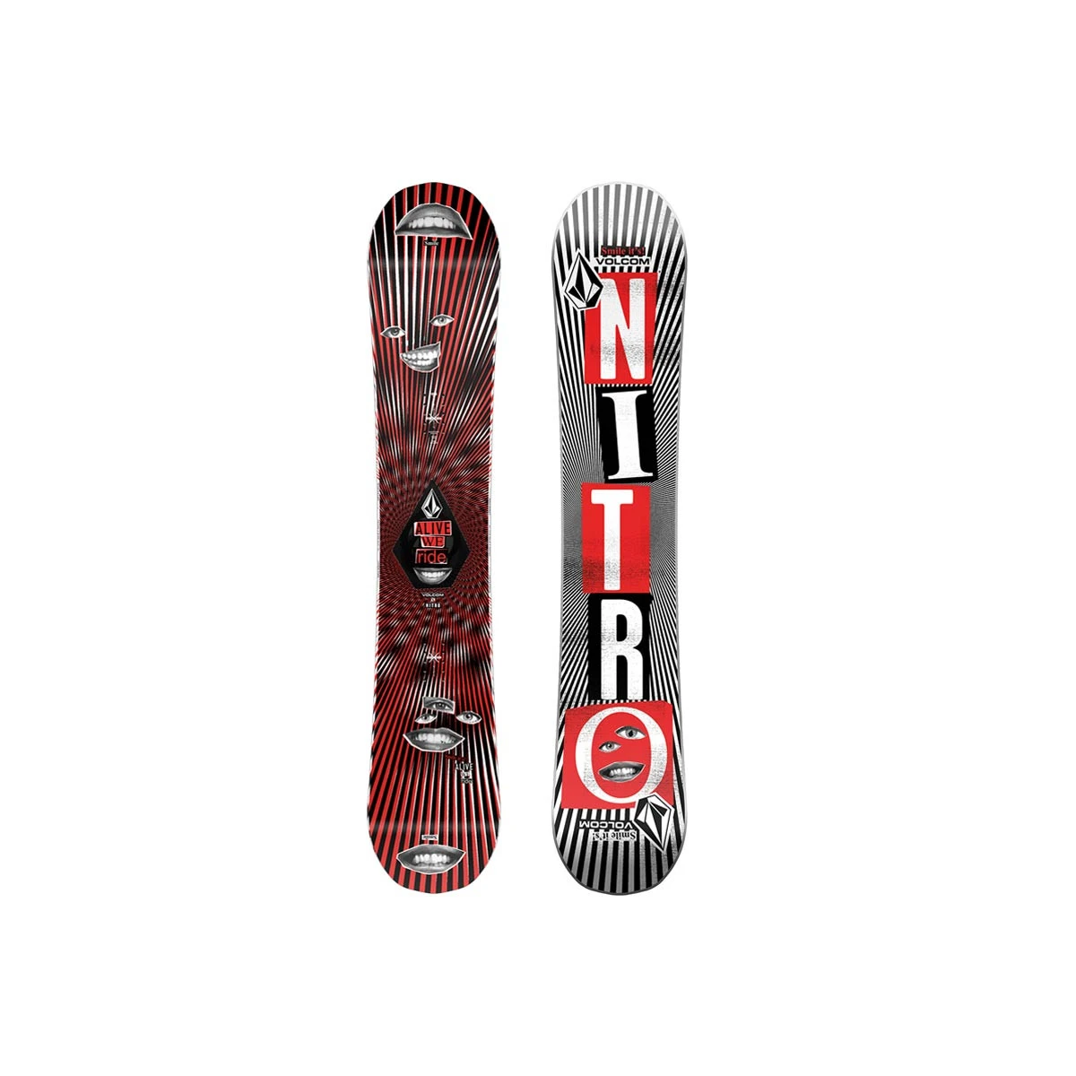Snowboard Nitro Beast X Volcom 2021 3 Snowboard Nitro Beast X Volcom 2021